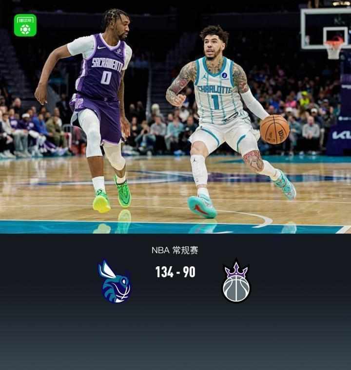  NBA赛场激战再现；黄蜂队以强大攻势碾压国王，拉梅洛-鲍尔展现领袖风采。 体育新闻 NBA赛场激战再现；黄蜂队以强大攻势碾压国王，拉梅洛-鲍尔展现领袖风采。 体育新闻