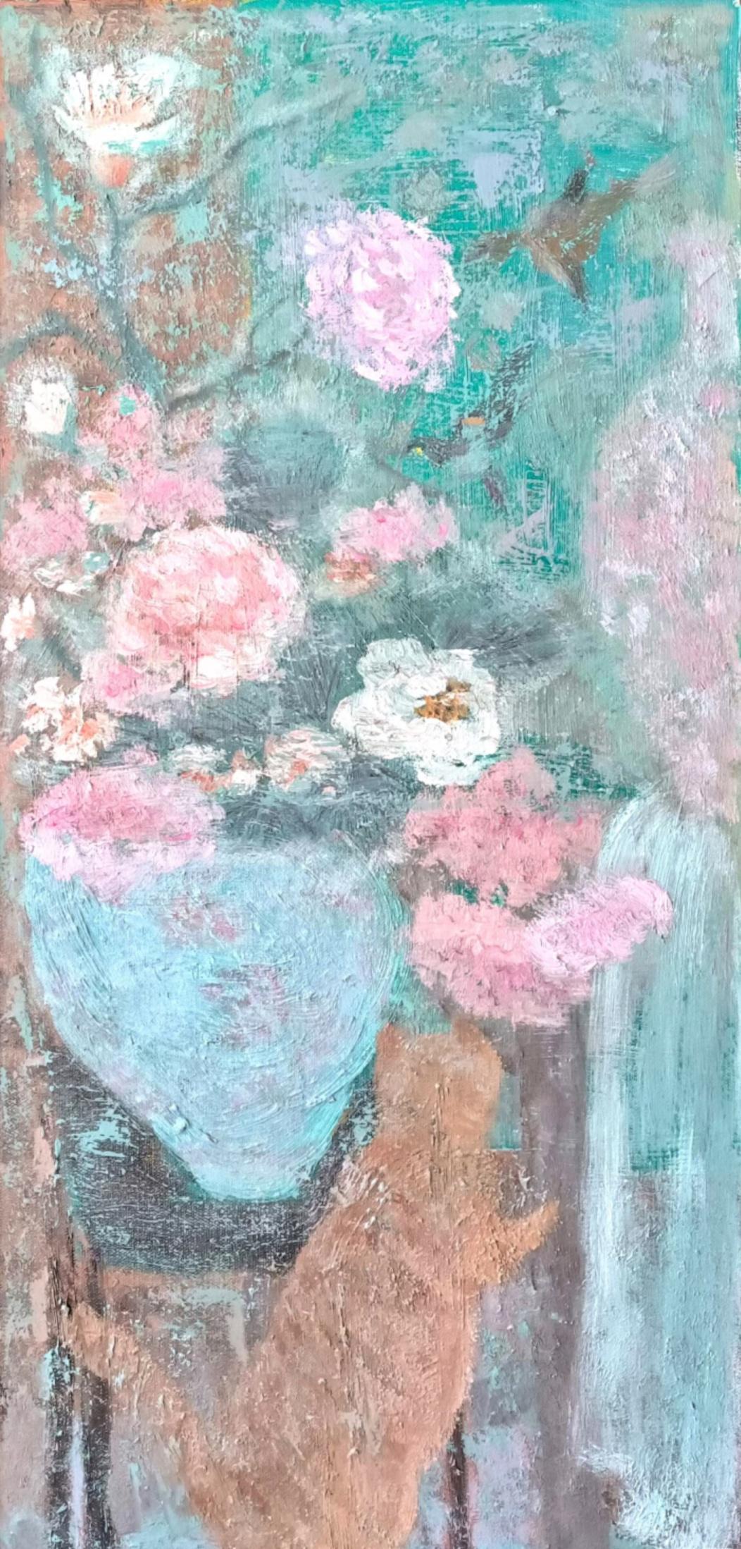  喧嚣世界里的静谧花园：一位艺术家如何用画笔构建心灵的避风港 书画藏品