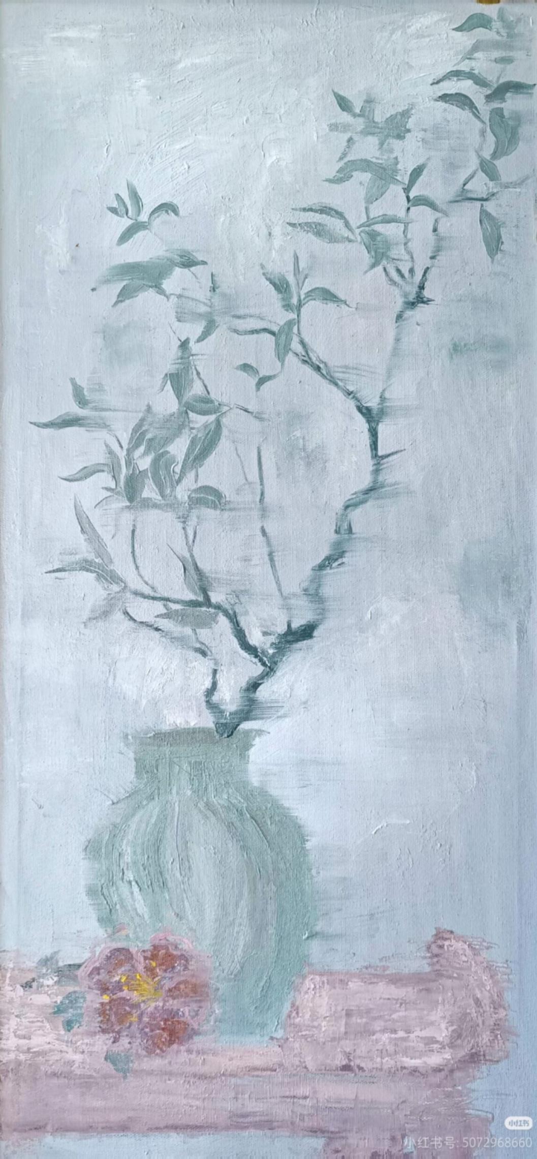  喧嚣世界里的静谧花园：一位艺术家如何用画笔构建心灵的避风港 书画藏品