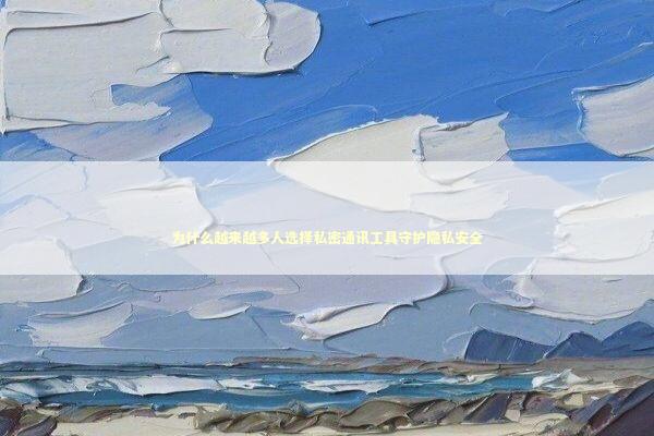 为什么越来越多人选择私密通讯工具守护隐私安全 IT技术